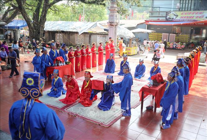  Lễ tế tại chùa Phúc Quang. Ảnh: Danh Lam -TTXVN